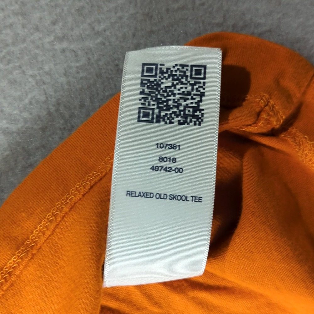 True Religion Mens Orange Graphic T Shirt Buddha Guitar Size 2XL Relaxed Fit - Picture 7 of 9